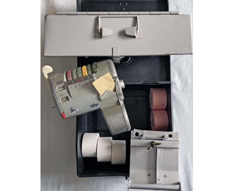 London Country Bus Services Almex A TICKET MACHINE, casing no 1227, serial no 94665, with correct box, cab mounting bracket, 