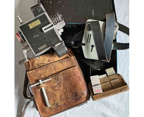 Insert Setright TICKET MACHINE, serial no 13749, casing no PT21 as delivered to Premier Travel in 1951. In good working order