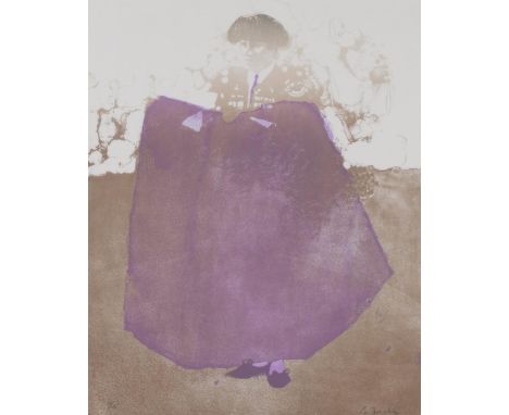 Bernie Fuchs (American, 1932 - 2009), Matador, screenprint on Arches paper, signed in pencil, no. 16/25, sheet 64cm x 51cm, f