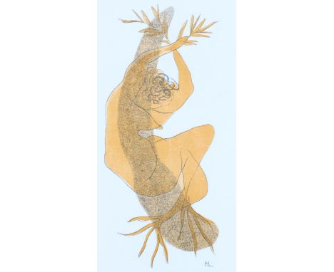 Henri Laurens (1885 - 1954), Transformation Of Daphne, lithograph 1939, 29cm x 14cm, mountedGood condition