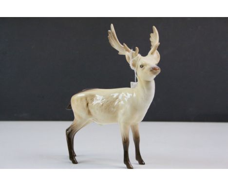 Beswick ceramic model of a Stag Deer approx 19.5cm tall