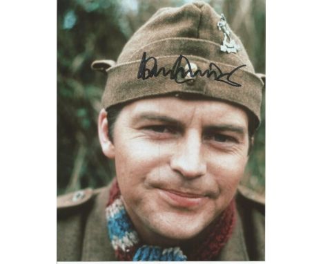 Ian Lavender signed 10x8 colour photo as Pike from Dads Army. Good Condition. All signed items come with our certificate of a