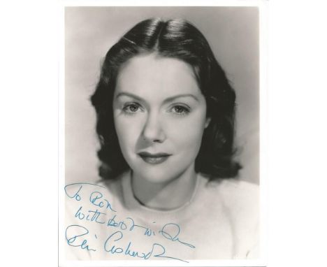 Rene Asherson signed 10x8 b/w photo. Dedicated. 19 May 1915, 30 October 2014, was an English actress. Much of her theatrical 