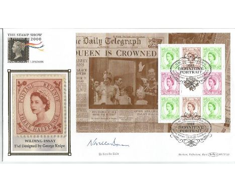 Dr Neville Bain signed The Definitive Portrait FDC. BLCS140. 10/3/98 Bond Street postmark. Good Condition. All signed items c