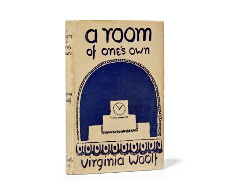 WOOLF, VIRGINIA. 1882-1941.A Room of One's Own. London: Leonard and Virginia Woolf at the Hogarth Press, 1929. 8vo. Publisher