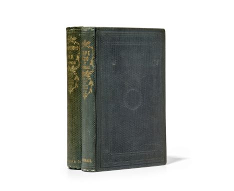 THOREAU, HENRY DAVID. 1817-1862.Two titles: 1. Cape Cod. Boston: Ticknor &amp; Fields, 1865. 8vo. Publisher's blue-green clot