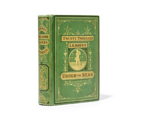 VERNE, JULES. 1828-1905.Twenty Thousand Leagues Under the Seas. Boston: George R. Smith, 1873. 8vo. Numerous wood-engraved il