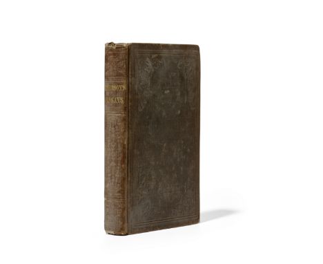 EMERSON, RALPH WALDO. 1803-1882.Essays. Boston: James Munroe &amp; Co., 1841. 8vo. Publisher's cloth, spine lettered in gilt,