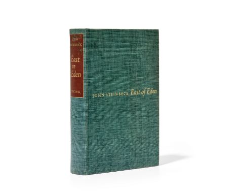 STEINBECK, JOHN. 1902-1968.East of Eden.  New York: The Viking Press, 1952.  8vo. Publisher's green cloth, lettered in gilt t