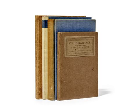 SASSOON, SIEGFRIED. 1886-1967.Four books: 1. Heart's Journey. New York and London: Crosby Gaige/William Heinemann, 1927. Publ