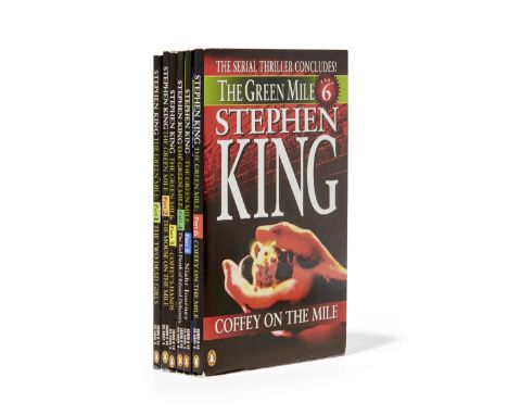 KING, STEPHEN. B.1947.The Green Mile. London: Penguin Books, 1996. 6 volumes. Illustrations at front of each part by Mark Edw