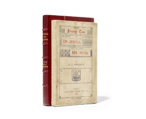 STEVENSON, ROBERT LOUIS. 1850-1894.Strange Case of Dr. Jekyll and Mr. Hyde. London: Longman, Green, and Co., 1885 [corrected 