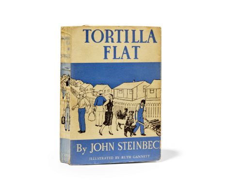 STEINBECK, JOHN. 1902-1968.Tortilla Flat. New York: Covici Friede, [1935].  8vo. Publisher's original pictorial wrappers, uti