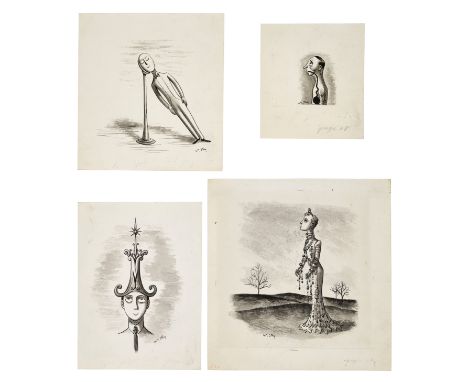 STEIG, WILLIAM.  1907-2003.58 original ink and wash drawings for About People, each individually titled by the artist in penc