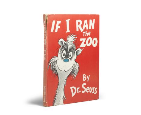 GEISEL, THEODOR ('DR. SEUSS'). 1921-1990.If I Ran the Zoo. New York: Random House, (1950). 4to (308 x 232 mm).  Original pict