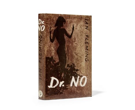 FLEMING, IAN. 1908-1964.Dr. No. London: Jonathan Cape, 1958. 8vo. Publisher's plain black cloth, lettered in silver to spine,