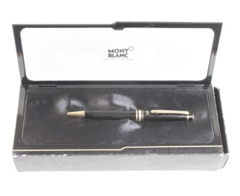 Montblanc Meisterstuck ballpoint pen (VH2119753), with 'QX' below clip', contained in original case and outer cardboard packa