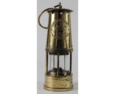 Miners lamp by Protector Lamp & Lighting Co. (Type 6), height 23cm