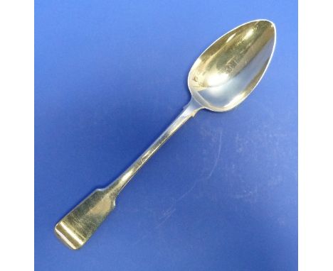 A William IV Irish provincial silver fiddle pattern Serving Spoon, by Richard Garde, hallmarked Dublin, 1833, 10¼in (26cm) lo