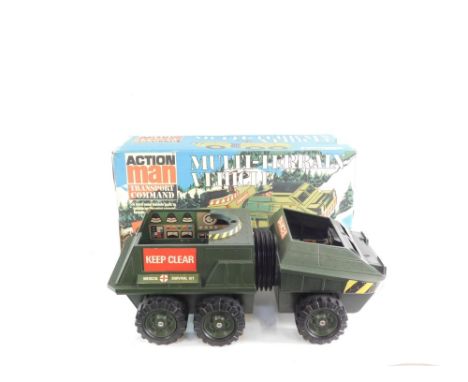 A Palitoy Action Man transport command multi terrain vehicle, boxed. 