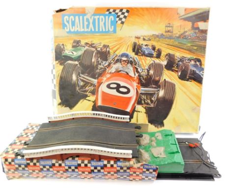 Scalextric Grand Prix 50 Set, assorted track and accessories. (a quantity)