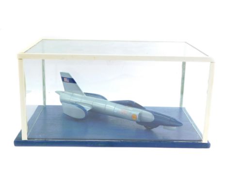 A Craig Breedlove Spitfire of America diecast model, cased.