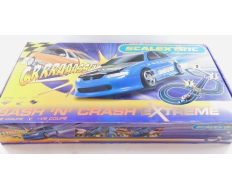 A Scalextric Bash &amp; Crash Extreme Set, boxed.