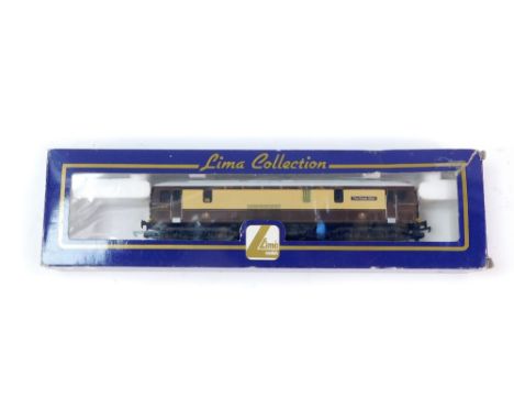 A Lima OO gauge Class 73 Pullman locomotive 'The Royal Alex', Pullman chocolate and cream livery, L205186. 