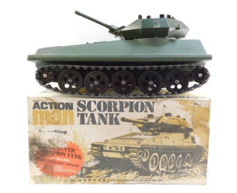 A Palitoy Action Man Scorpion tank, boxed.
