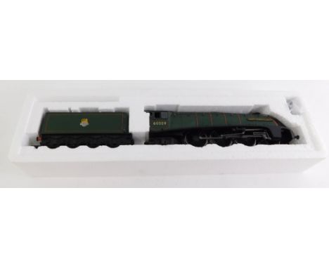 A Bachmann OO gauge Gresley Class A4 Pacific locomotive 'Union of South Africa', BR lined green livery, early emblem, 4-6-0, 