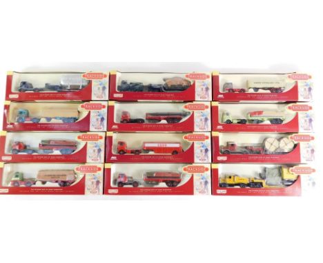 Lledo die cast Trackside vehicles, including DG149000 AEC Mammoth with flatbed, Scammel tractor, etc. (12)