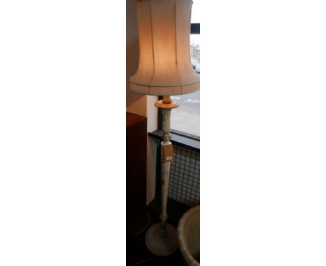 A 20th century Italian hand painted standard lamp 