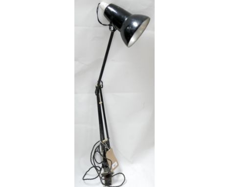 A vintage Herbert Terry wall mounted angle poise lamp 