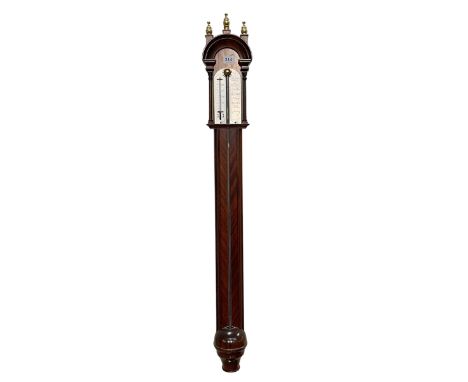 Russell, Norwich, mahogany stick barometer.