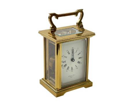 Bernard Freres, Bicester, carriage clock with box.