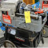 RIDGID 535 SERIES POWER THREADER, S/N EBE387590607, 1/8" - 2" PIPE, 1/4" - 2" BOLT