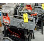 RIDGID 535 SERIES POWER THREADER, S/N EBE110760708, 1/8" - 2" PIPE, 1/4" - 2" BOLT