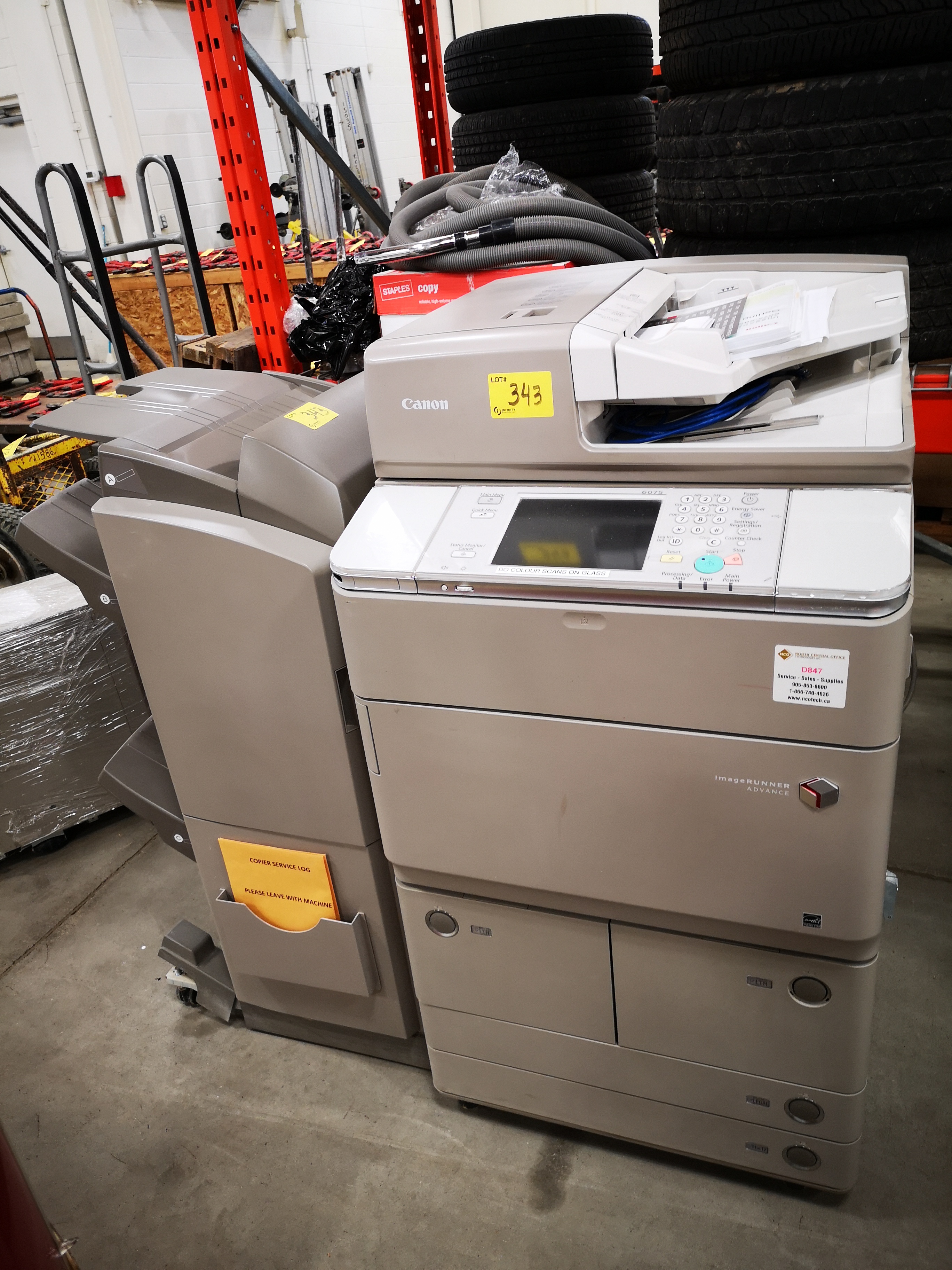 CANON IMAGERUNNER ADVANCE 6075 COPIER