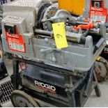 RIDGID 535 SERIES POWER THREADER, S/N EBE086590507, 1/8" - 2" PIPE, 1/4" - 2" BOLT