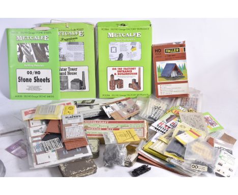 Large collections of 00 Gauge Model Railway Building and Accessory Kits by Scalelink Ratio Slaters Coopercraft Tiny Signs Met