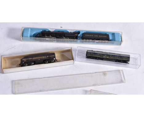 Rivarossi N Gauge Norfolk and Western Mallet Class 2-8-8-2 Locomotive and Tender and other items,, No 2197, in original plast