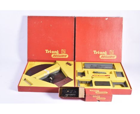 Tri-ang Railways 00 gauge Trains and a significant collection of printed instruction sheets, railway items include boxed R45 