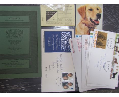 First day covers together with Motor fuel ration book, 1977 crown etc