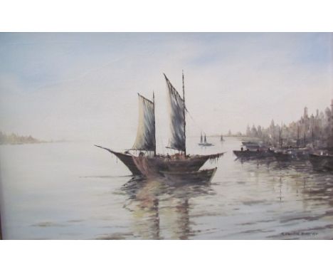 R Standish SweeneyLake GardaOil on canvasSigned89.5 x 59cm