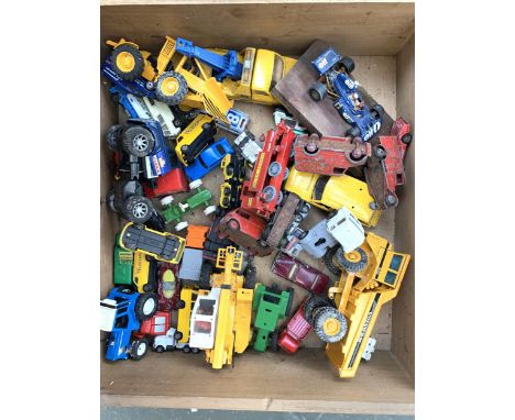 A mixed lot of die cast vehicles to include corgi, dinky, matchbox etc 