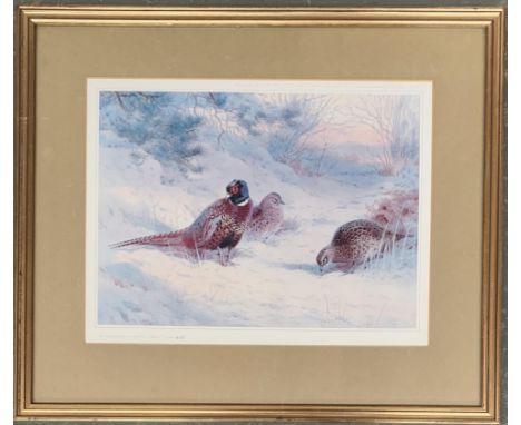 After Archibald Thorburn, 'The First Touch of Winter', limited edition colour print, 47/500, 28x38cm