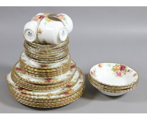 A Royal Stafford part tea and dinner service decorated in the bouquet pattern.