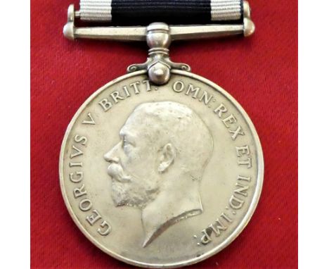 George V – coinage head, impressed named M.22618 V.C,A. HARPER. E.R.A. 2, H.M.S. VICTORY. Couple of small edge knocks, genera