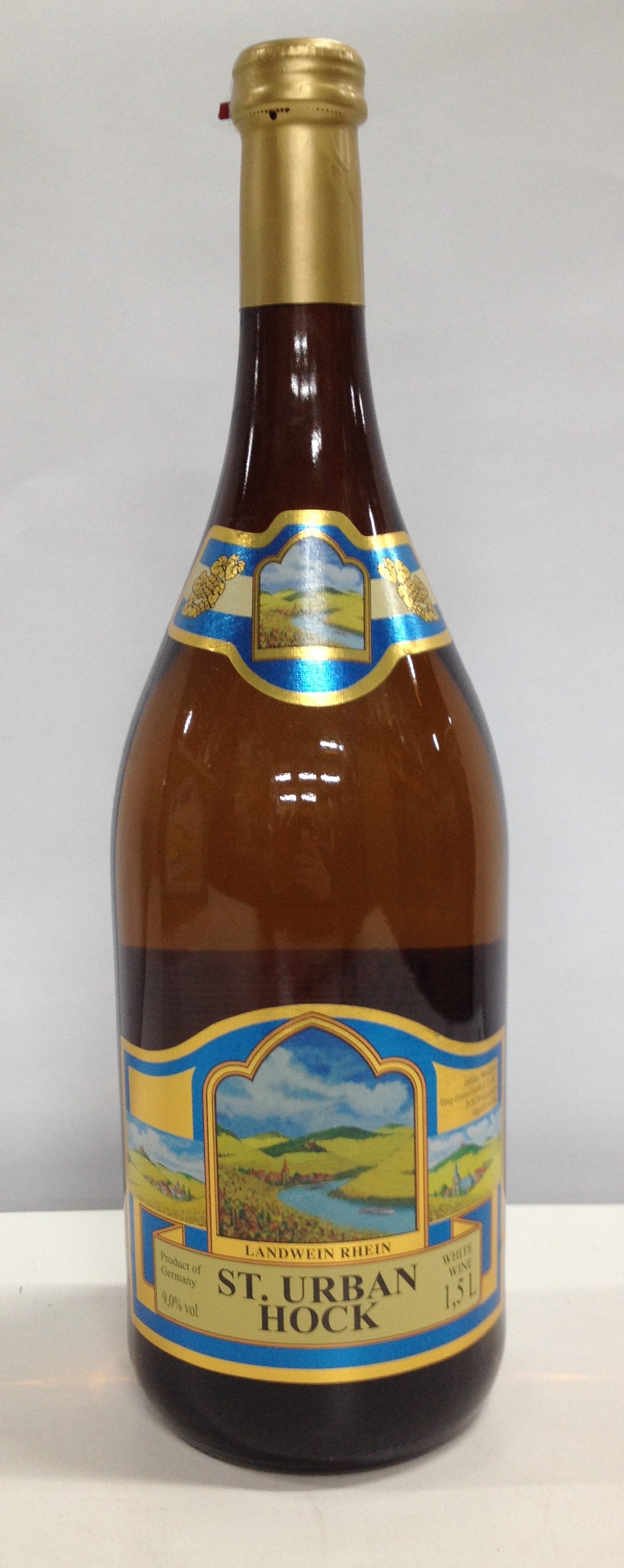 12 x 1.5L Bottles St. Urban Hock White Wine Expiry Date 13/05/2016