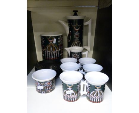 Portmeirion Magic City coffee ware 
